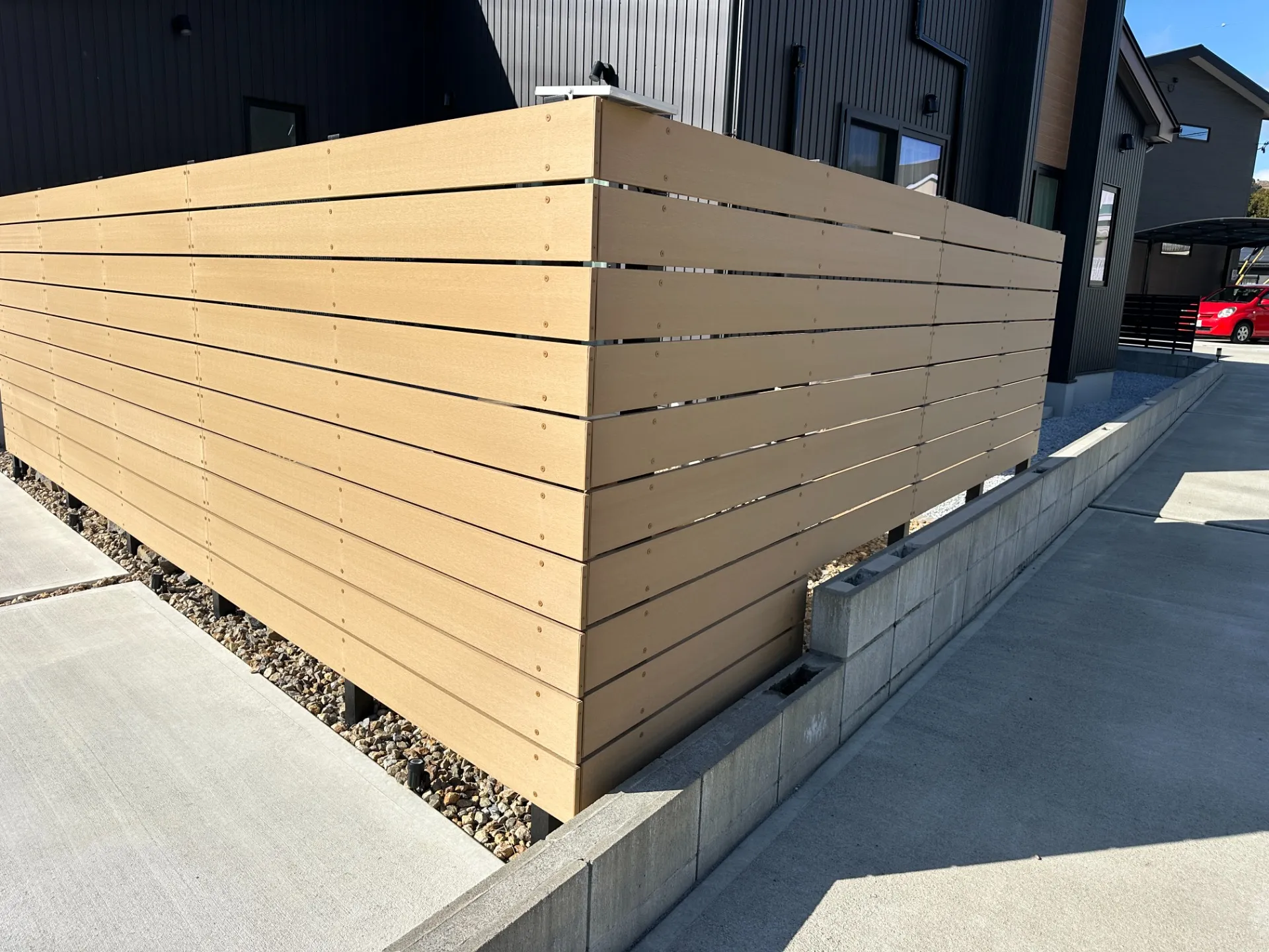 目隠しフェンス施工例