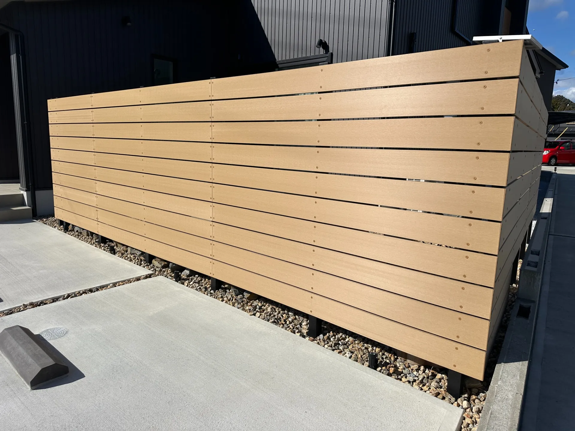 目隠しフェンス施工例