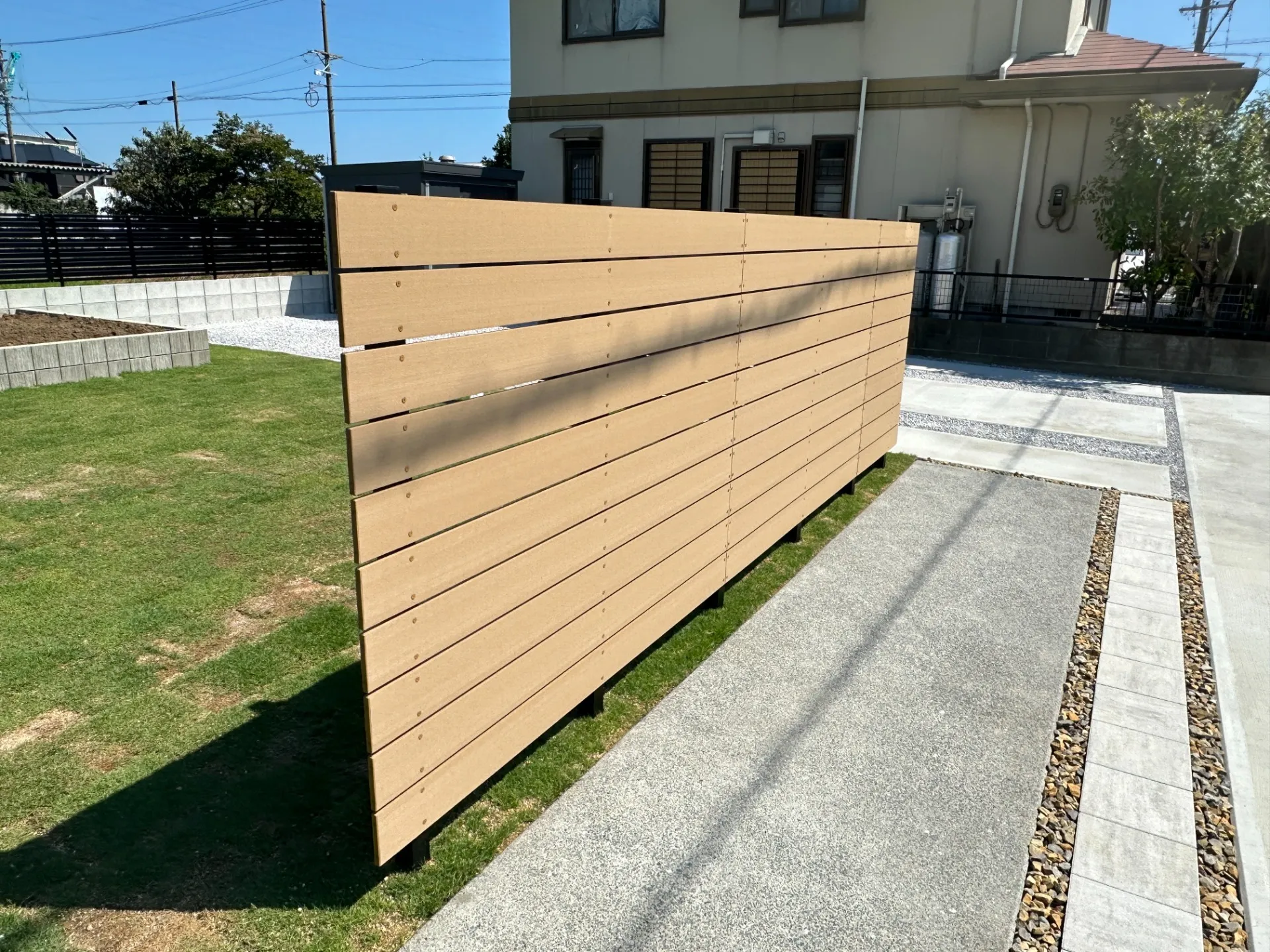 目隠しフェンス施工例