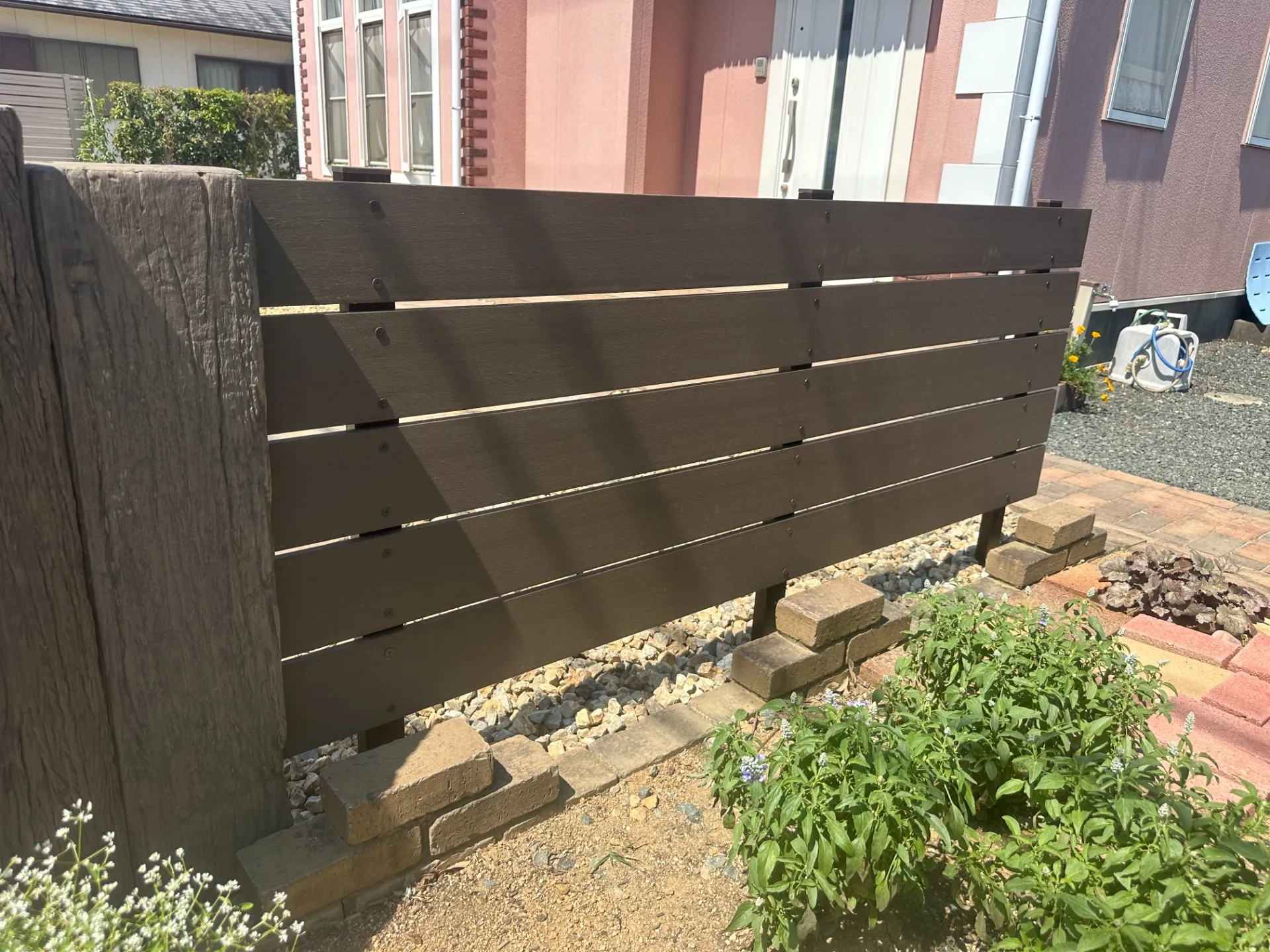 目隠しフェンス施工例