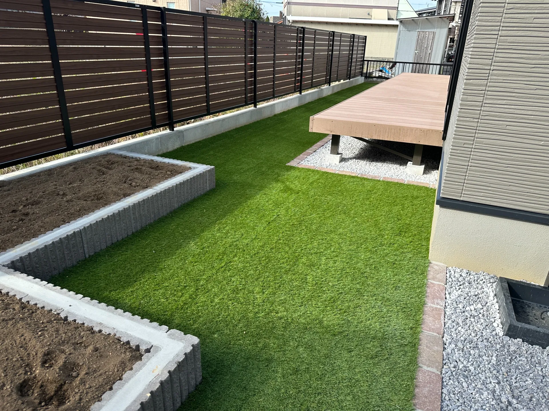 目隠しフェンス施工例