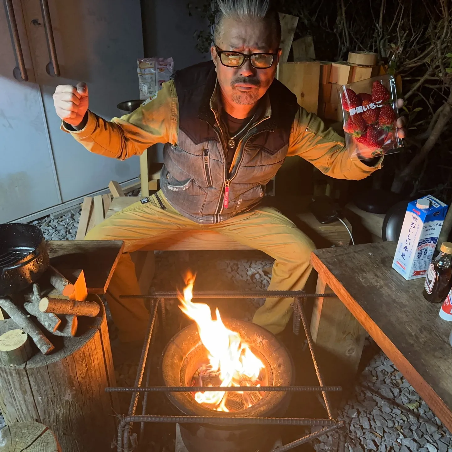 朝から最高🖐️毎日最幸👍のマツジン社長でございます✌️😁