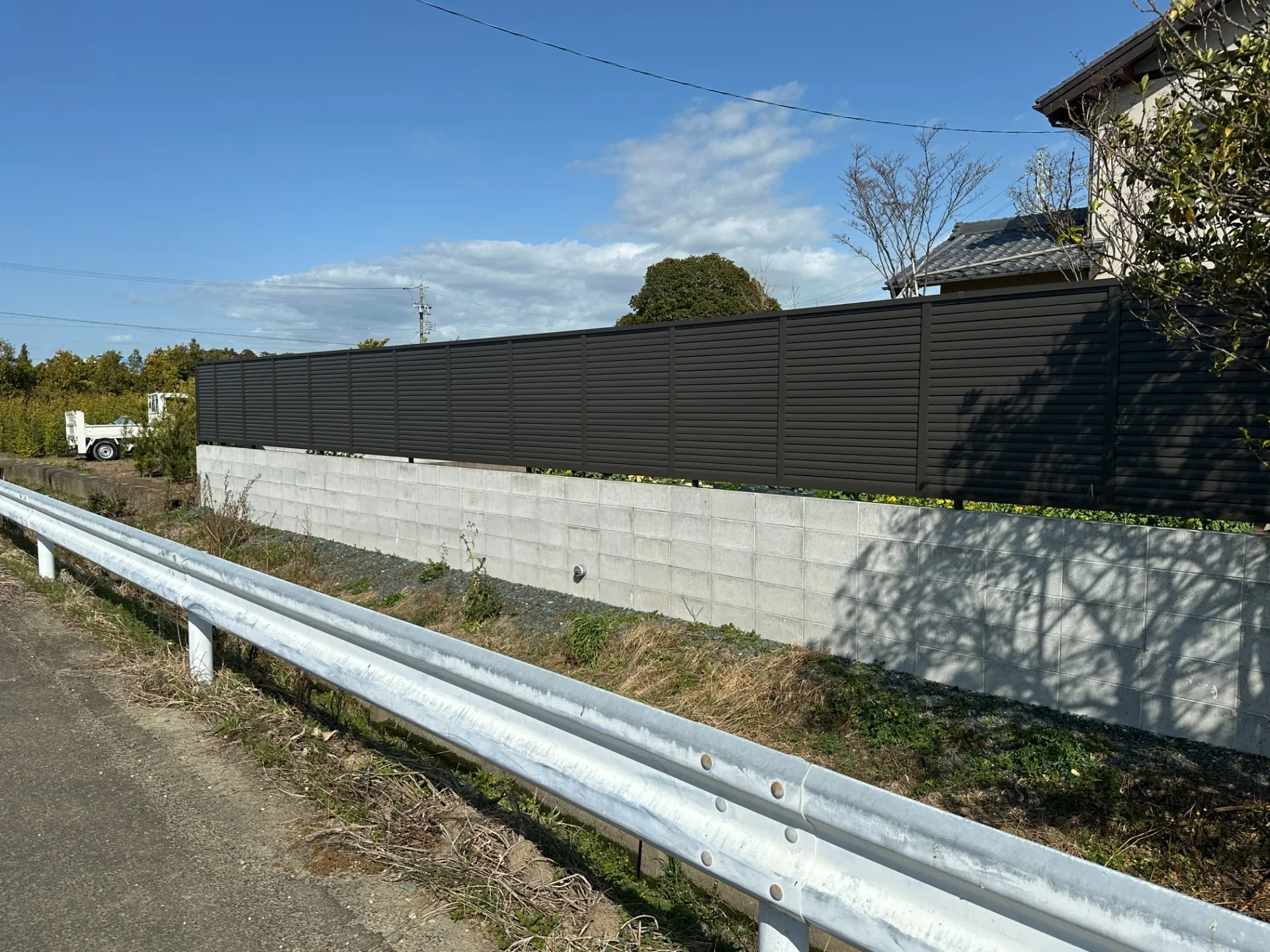 目隠しフェンス施工例