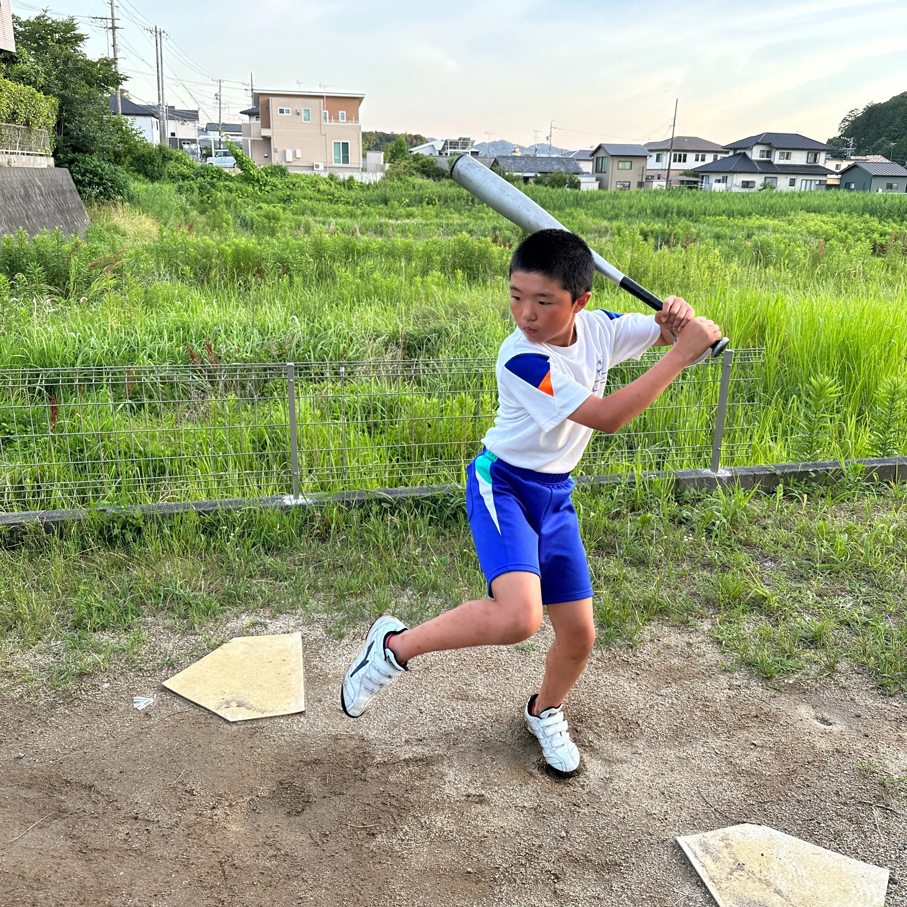 今日は雨で野球練習は中止🖐️